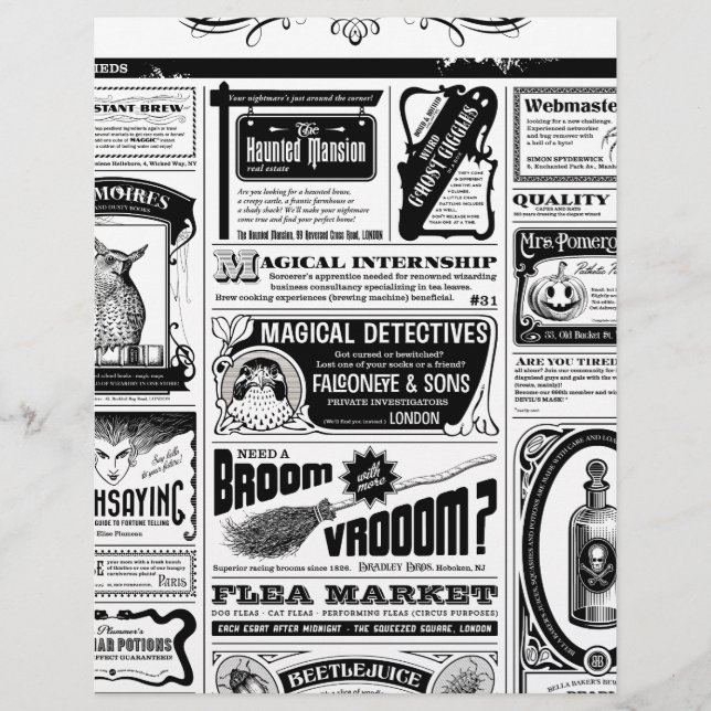 不気味な新聞 (正面)