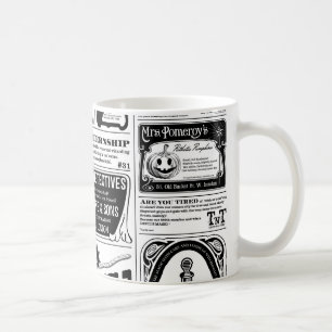 不気味な新聞 コーヒーマグカップ
