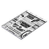 不気味な新聞 ノートブック (左側)