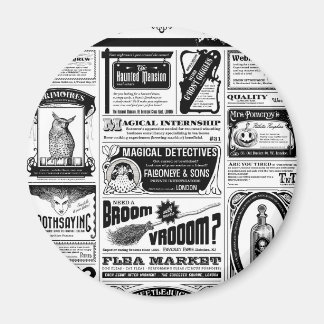 不気味な新聞 マグネット