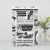 不気味な新聞 便箋 (スタンド正面)