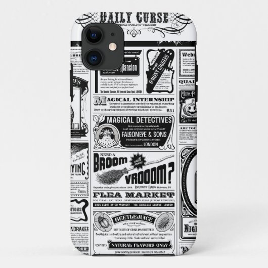 不気味な新聞 Case-Mate iPhoneケース (裏面)