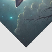 不気味な月光の黒猫 ハロウィンデコパージュ 薄葉紙 (詳細)