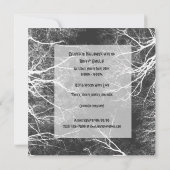 不気味な木 招待状 (裏面)