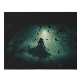 不気味な林の魔女の時間 2色 canva フェイクキャンバスプリント