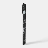 不気味な森の狐 ― BurnsInHell作 iPhone 15ケース (左側面)