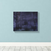 不気味な森 キャンバスプリント (インサイチュ (ウッドフロア))