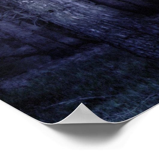 不気味な森 ポスター (角)