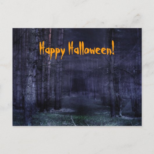 不気味な森 ポストカード (正面)