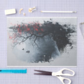 不気味な森 薄葉紙 (クラフト)