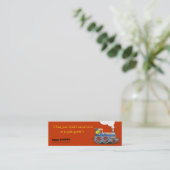 不気味な機関車-子供へしおり コーリングカード (スタンド正面)