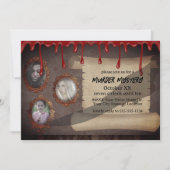 不気味な殺人ミステリーハローウィンパーティ 招待状 (正面)