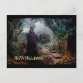 不気味な気色悪いお化け屋敷および幽霊の所有者- ポストカード (正面)