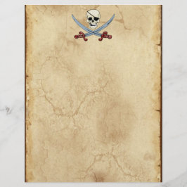 不気味な海賊スカル&クロス短剣