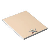 不気味な海賊スカル&クロス短剣 ノートパッド (アングル)