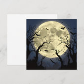 不気味な満月 招待状 (正面/裏面)