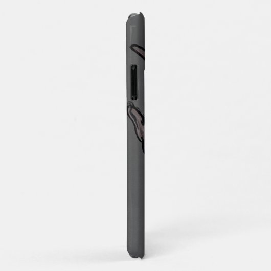 不気味な灰色の悪魔 Case-Mate iPhoneケース (裏面/右)