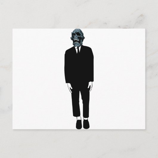 不気味な男 ポストカード (正面)