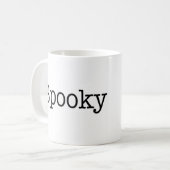 不気味な白11のozのクラシックのマグ コーヒーマグカップ (正面左)