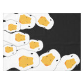 不気味な監視:宇宙からのガチョウ監視 テーブルクロス (正面(横))
