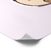 不気味な眠い猫 ポスター (角)