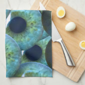 不気味な眼球 キッチンタオル (四つ折り)