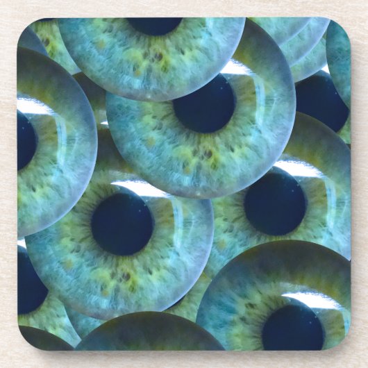 不気味な眼球 コースター (正面)