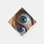 不気味な眼球 スタンダードカクテルナプキン (角)