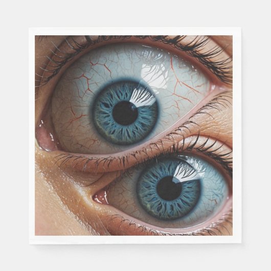 不気味な眼球 スタンダードランチョンナプキン (正面)