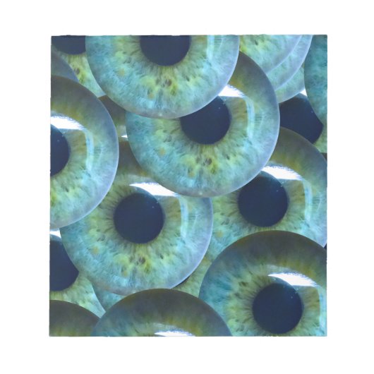 不気味な眼球 ノートパッド (正面)