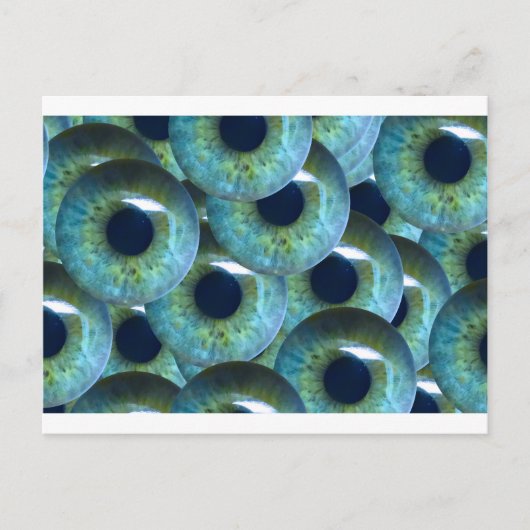 不気味な眼球 ポストカード (正面)