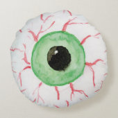 不気味な眼球 ラウンドクッション (裏面)