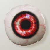 不気味な眼球 ラウンドクッション (裏面)
