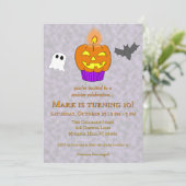 不気味な祝杯 ハロウィン 誕生日 招待状 (スタンド正面)