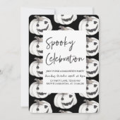 不気味な祝祭 | ハロウィンおめでとうございます 招待状 (正面)