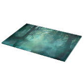不気味な緑の湿地 カッティングボード (角)