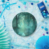 不気味な緑の湿地 ペーパープレート (パーティー)