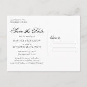 不気味な美しさ | ゴシックバラとこうもり結婚ズ 案内ポストカード (裏面)