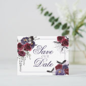 不気味な美しさ | ゴシックバラとこうもり結婚ズ 案内ポストカード (スタンド正面)