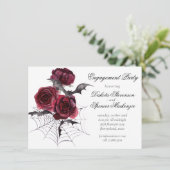 不気味な美しさ |ゴシックフローラこうもり婚約 招待状 (スタンド正面)