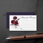 不気味な美しさ |ゴシックフローラこうもりMommyアドバイス エンクロージャーカード