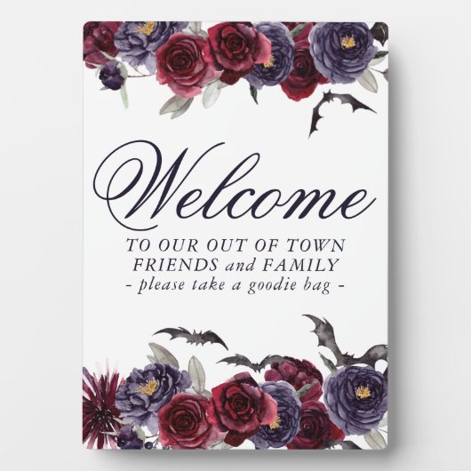 不気味な美しさ |ゴシックフローラアウトオブタウンゲスト フォトプラーク (正面)