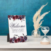 不気味な美しさ |ゴシックフローラアウトオブタウンゲスト フォトプラーク (側面)