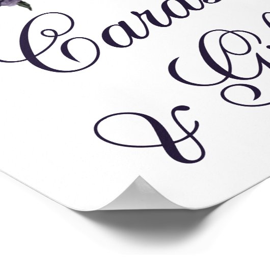 不気味な美しさ |ゴシック様式のフローラカードとギフト ポスター (角)