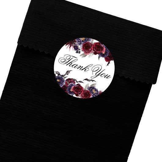 不気味な美しさ |暗いフローラとこうもりありがとう ラウンドシール