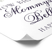 不気味な美しさ | GothicフローラこうもりMommys Belly ポスター (角)