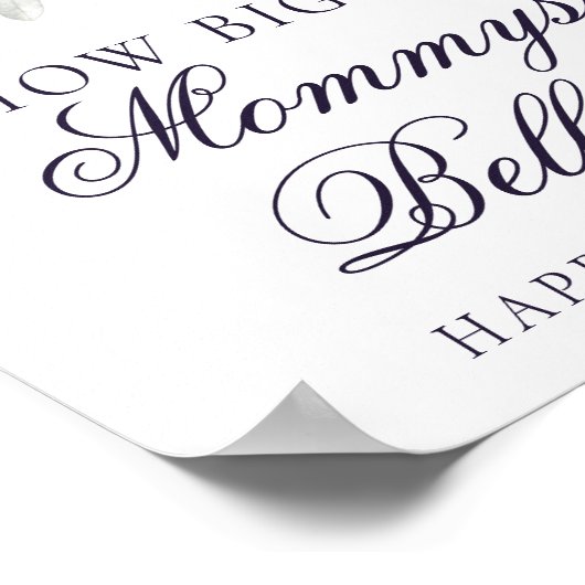 不気味な美しさ | GothicフローラこうもりMommys Belly ポスター (角)