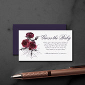 不気味な美しさ | Gothicフローラベビー エンクロージャーカード