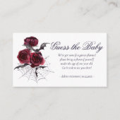 不気味な美しさ | Gothicフローラベビー エンクロージャーカード (正面)