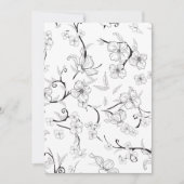 不気味な花の模様7 サンキューカード (正面)